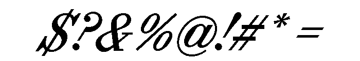 ABCSynt BookTurbo Font OTHER CHARS