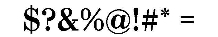 ABCSynt Medium Font OTHER CHARS