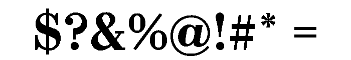 ABCSynt Semibold Font OTHER CHARS