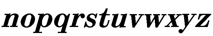 ABCSynt SemiboldSlant Font LOWERCASE