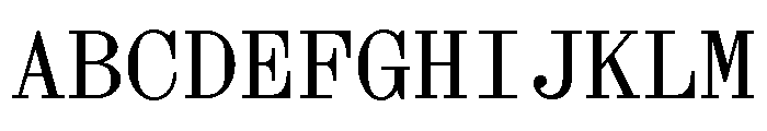 ABCSyntMono Regular Font UPPERCASE