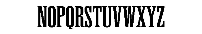 ABCWalterAlte Stahlbau Font UPPERCASE