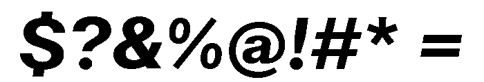 ABCWalterNeue BoldItalic Font OTHER CHARS
