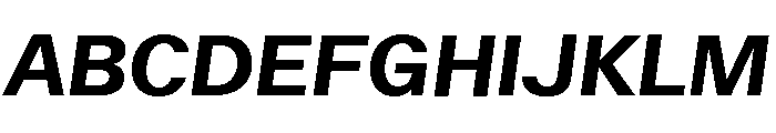 ABCWalterNeue BoldItalic Font UPPERCASE