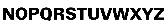 ABCWalterNeue Extrabold Font UPPERCASE