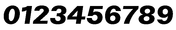 ABCWalterNeue ExtraboldItalic Font OTHER CHARS