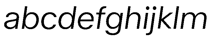 ABCWalterNeue LightItalic FONT