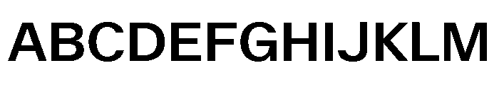ABCWalterNeue Medium Font UPPERCASE