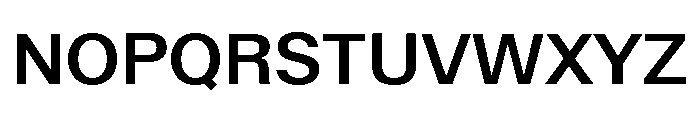 ABCWalterNeue Medium Font UPPERCASE