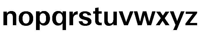 ABCWalterNeue Medium Font LOWERCASE