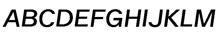 ABCWalterNeue RegularItalic Font UPPERCASE