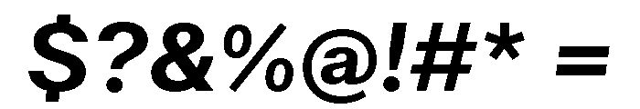 ABCWalterNeue SemiboldItalic Font OTHER CHARS