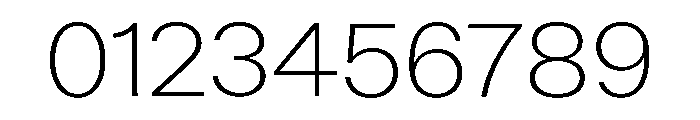 ABCWalterNeue Thin Font OTHER CHARS