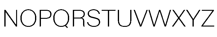 ABCWalterNeue Thin Font UPPERCASE