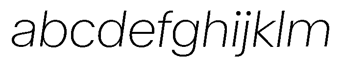 ABCWalterNeue ThinItalic FONT