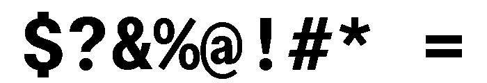 ABCWalterNeueMono Bold Font OTHER CHARS