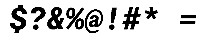ABCWalterNeueMono BoldItalic Font OTHER CHARS