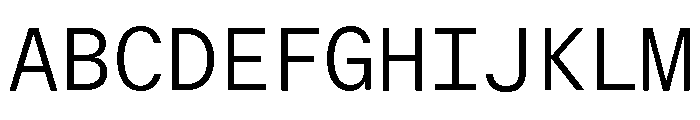 ABCWalterNeueMono Light Font UPPERCASE