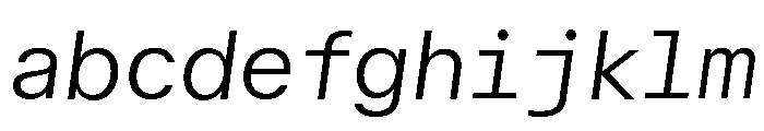 ABCWalterNeueMono LightItalic FONT