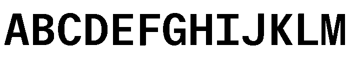 ABCWalterNeueMono Medium Font UPPERCASE