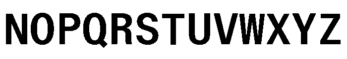 ABCWalterNeueMono Medium Font UPPERCASE