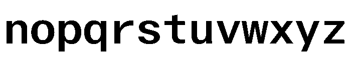 ABCWalterNeueMono Medium Font LOWERCASE