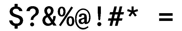 ABCWalterNeueMono Regular Font OTHER CHARS