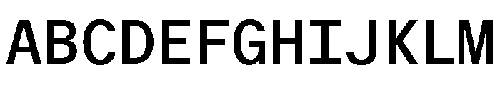 ABCWalterNeueMono Regular Font UPPERCASE