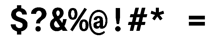 ABCWalterNeueMono Semibold Font OTHER CHARS