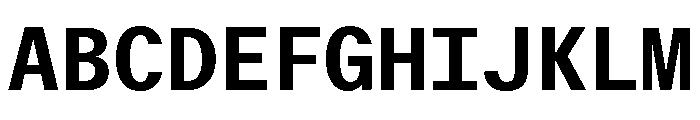 ABCWalterNeueMono Semibold Font UPPERCASE
