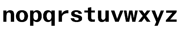 ABCWalterNeueMono Semibold Font LOWERCASE