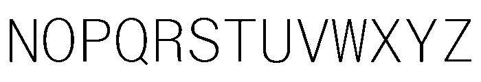 ABCWalterNeueMono Thin Font UPPERCASE