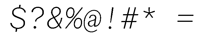 ABCWalterNeueMono ThinItalic Font OTHER CHARS