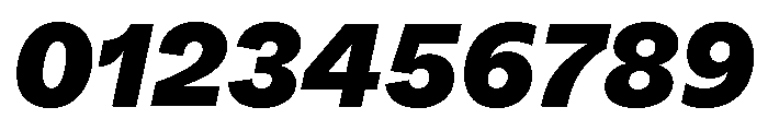 ABCWhyte BlackItalic Font OTHER CHARS