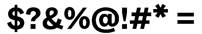 ABCWhyte Bold Font OTHER CHARS