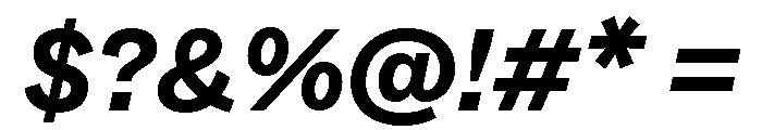 ABCWhyte BoldItalic Font OTHER CHARS