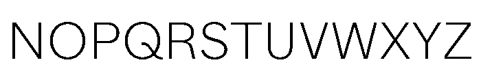 ABCWhyte Extralight Font UPPERCASE