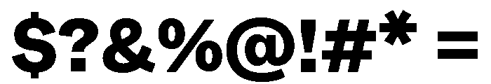ABCWhyte Heavy Font OTHER CHARS