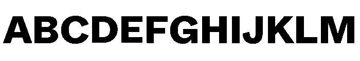 ABCWhyte Heavy Font UPPERCASE