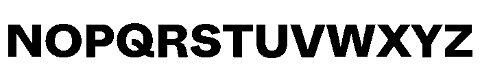 ABCWhyte Heavy Font UPPERCASE