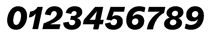 ABCWhyte HeavyItalic Font OTHER CHARS