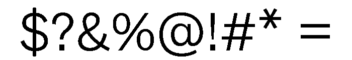 ABCWhyte Light Font OTHER CHARS