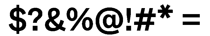 ABCWhyte Medium Font OTHER CHARS