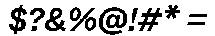 ABCWhyte MediumItalic Font OTHER CHARS