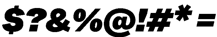 ABCWhyte SuperItalic Font OTHER CHARS