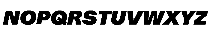 ABCWhyte SuperItalic Font UPPERCASE