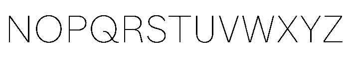 ABCWhyte Thin Font UPPERCASE