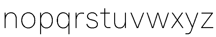 ABCWhyte Thin Font LOWERCASE