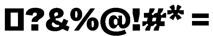 ABCWhyteInktrap Black Font OTHER CHARS