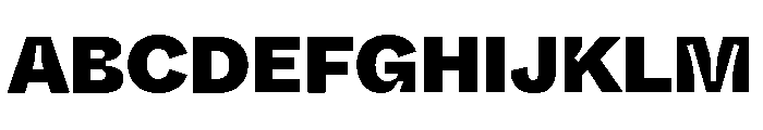 ABCWhyteInktrap Black Font UPPERCASE